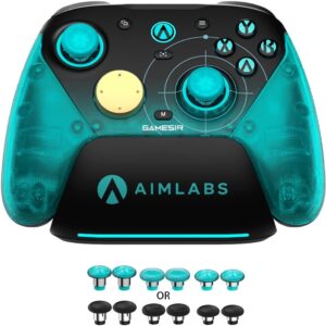GameSir G7 Pro 8K PC Wireless Controller, Aimlabs Edition – 8000Hz Polling Rate Wired & 2.4G, TMR Joysticks Anti-Stick Drift, Hall Effect Analog Triggers, Esports Gamepad for Windows PC with 3.5mm Audio